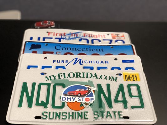 Out of state plates are great!