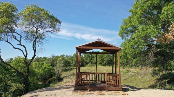 One of 12 sporting clays stations at Brownwood Claybird Club