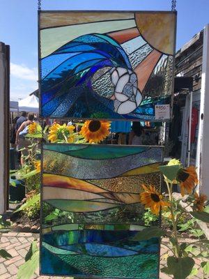 Beautiful work at the stain glass studio