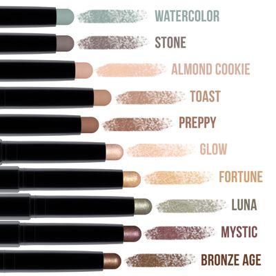 NEW long-wearing, cream shadow stick. TEN gorgeous matte and luminous shades.