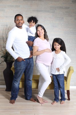 Family pic at my maternity shoot