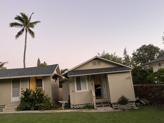 Cottage 1 on the right with ocean views