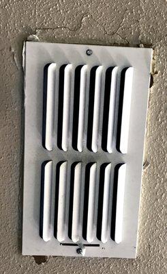 new air vent cover installation