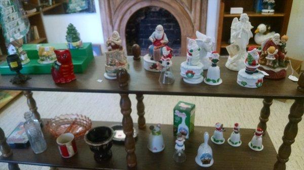 Christmas figurines.