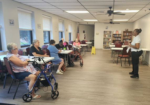 Yesterday, we conducted a workshop for a group of senior ladies, focusing on Decluttering and Organizing, as well as Payer Sources.