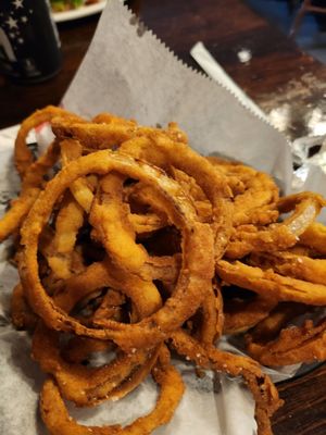 Delicious onion rings