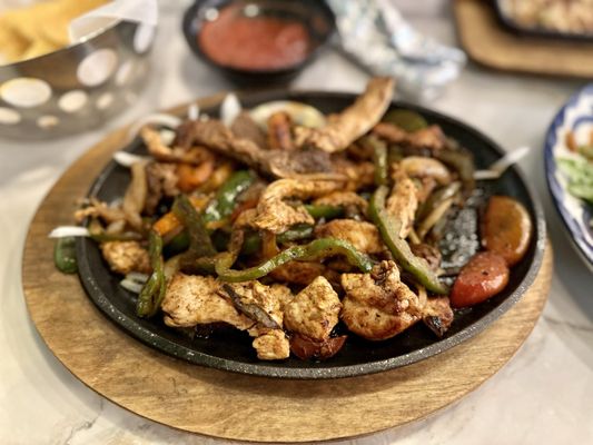 Steak + Chicken Fajitas