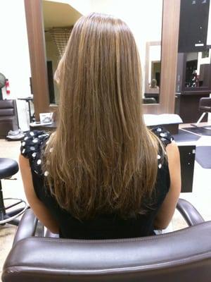 Awesome cut and highlights by Cathy