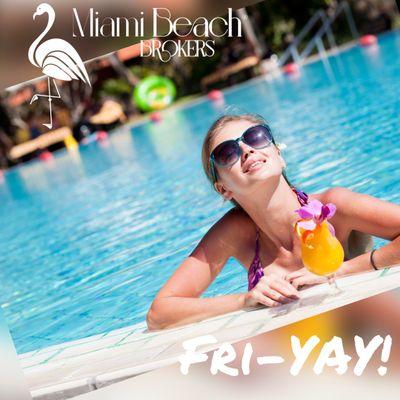 Enjoy every "FRI-YAY!", poolside with a delicious tropical beverage!