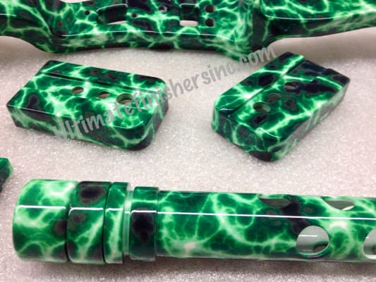 green lightning powder coat