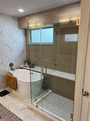 Custom Frameless Glass Shower