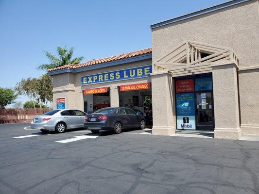 Our drive-thru oil change facility