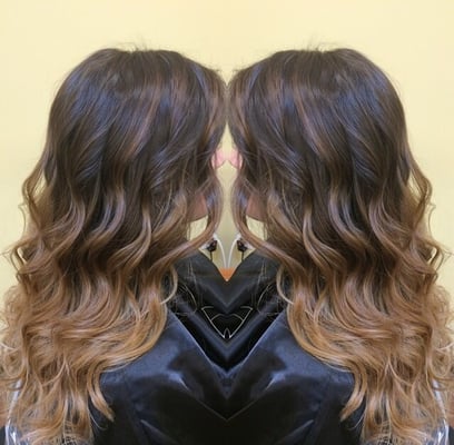 Balayage and style done by Jill at Bella Terrazzo Salon