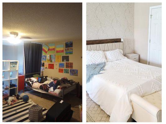 Before and after room makeover WOW!!!