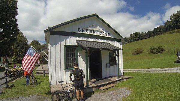 Visit The Green Cove Station for snacks and a bit of history.