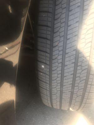 Nail in tire