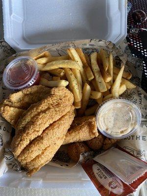 Fried catfish