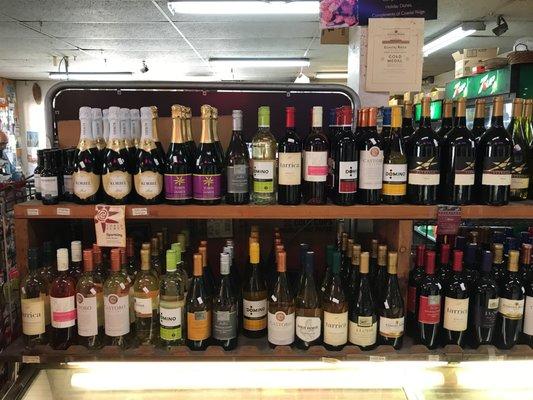 Local wines at great prices.