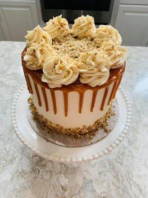 Caramel Butter Pecan Cake