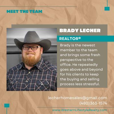 Meet the Team - Brady Lecher - REALTOR®