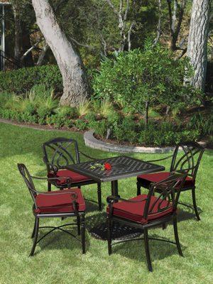 Gensun Casual Aluminum Patio Furniture Dining Sets Available In Store Come Visit Us at 441 Summer Street, Stamford, CT