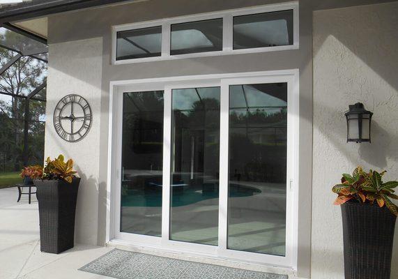 Impact sliding glass door and windows.