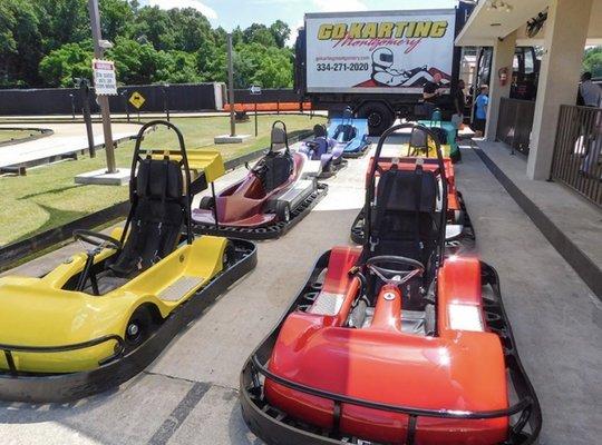 Nice selection of go karts.