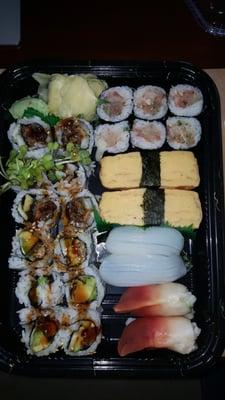 Assorted sushi