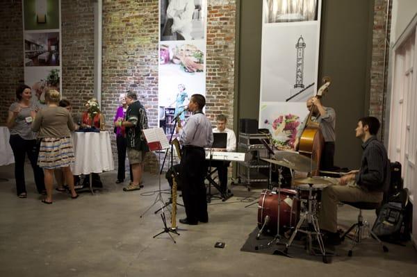 A great backdrop for catered events & live musical performances