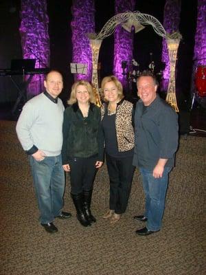 Our amazing Pastor & First Lady with Jay & Laura Laffoon