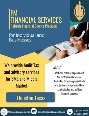 We are here to help to provide full scope financial services.