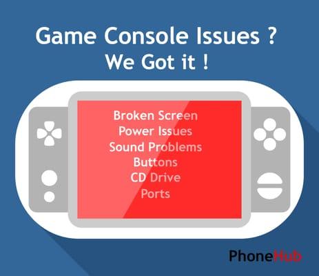 gaming console repairs