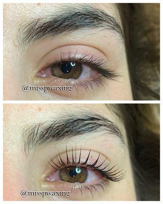 Lashlift and tint