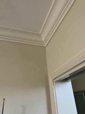 Crown molding and paint