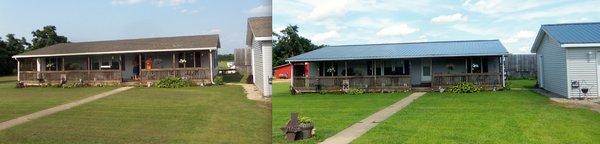 Before & After Metal Roof