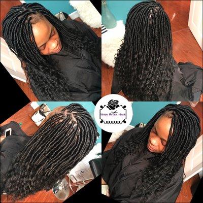 goddess locs starting at $200