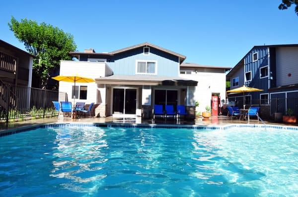 Village Grove Apartments in Escondido, CA  Pool.