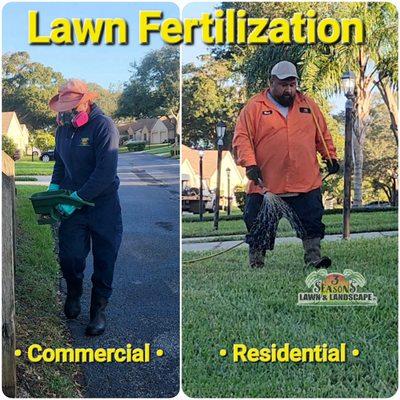 Lawn fertilization,as well as, outdoor and indoor pest control from our dedicated pest control division.