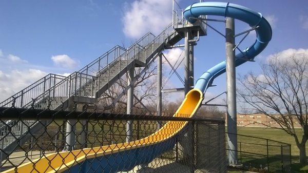 water slide