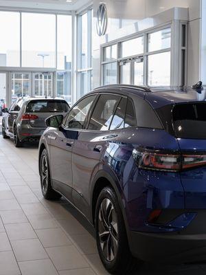 VW showroom floor