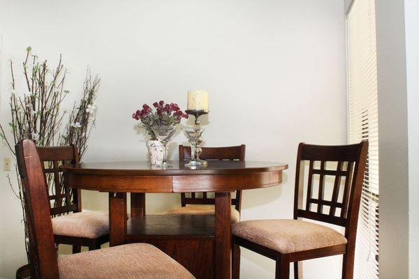 Dining Area in 2 bedroom apartment