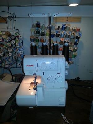 My new serger yeah!