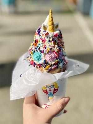 Unicorn cinnamon cone