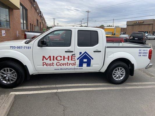 Miche Pest Control Service Vehicle