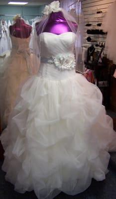 Just one of our beautiful wedding dresses!