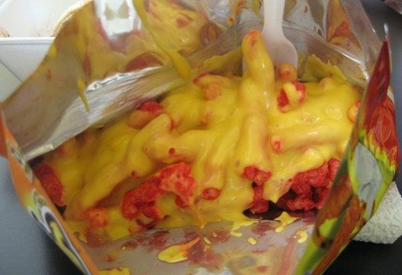 hot cheetos and cheese