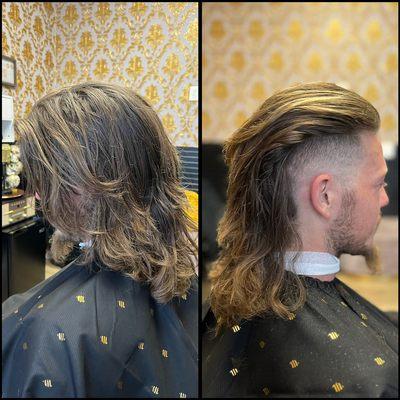 Client requested a Viking inspired cut.