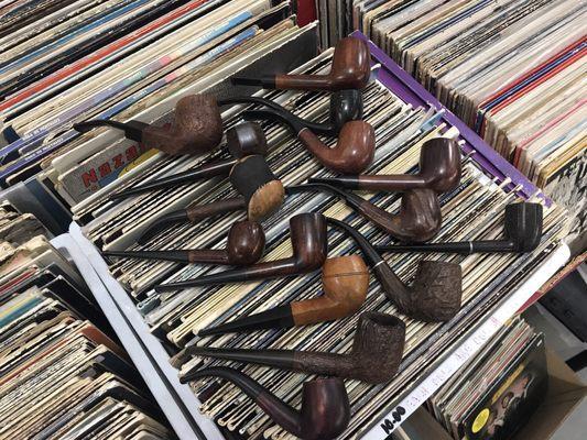 Great selection of Antique Tobacco pipes!