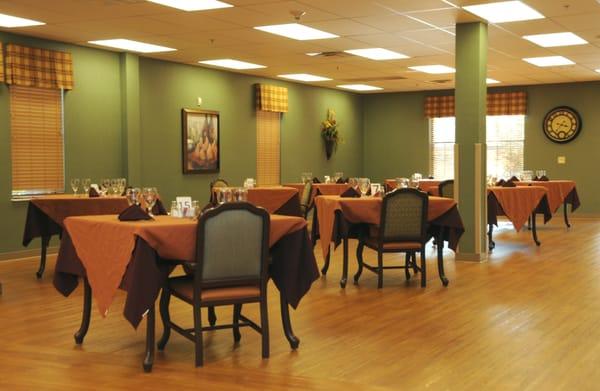 Clarksville Nursing and Rehabilitation Center Dining Room