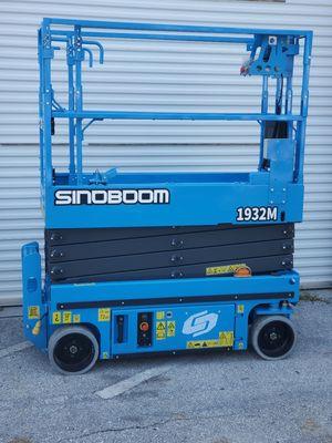 New Sinoboom Scissor Lifts For Sale, In Stock and Ready to Work! 19' and 27' Platform Heights, Financing Available. Call Today 941-706-3392